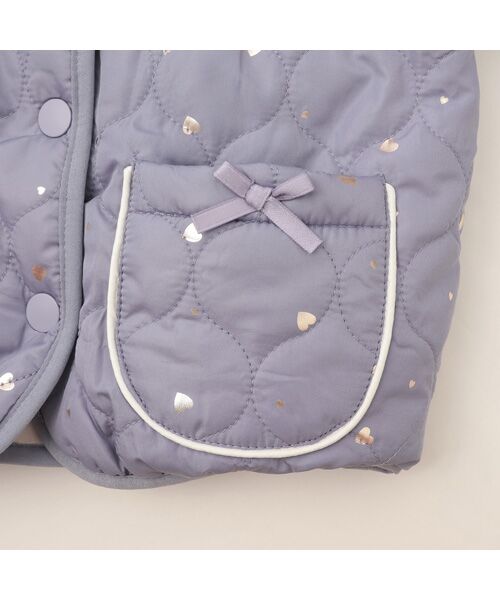 petit main / プティマイン その他アウター | 箔ﾌﾟﾘﾝﾄﾘﾊﾞｰｼﾌﾞﾙｼﾞｬｹｯﾄ | 詳細9