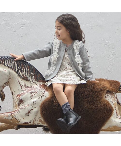 petit main / プティマイン ミニ丈・ひざ丈ワンピース | レースキャミワンピース | 詳細2