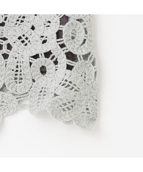 petit main / プティマイン ミニ丈・ひざ丈ワンピース | レースキャミワンピース | 詳細8