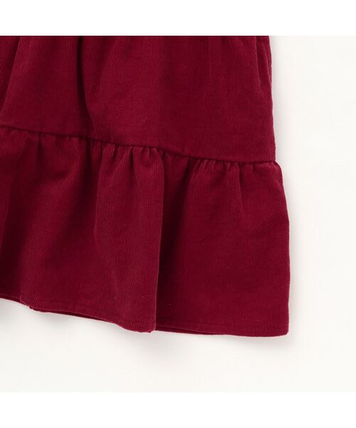 petit main / プティマイン ミニ丈・ひざ丈ワンピース | コーデュロイティアードワンピース | 詳細11