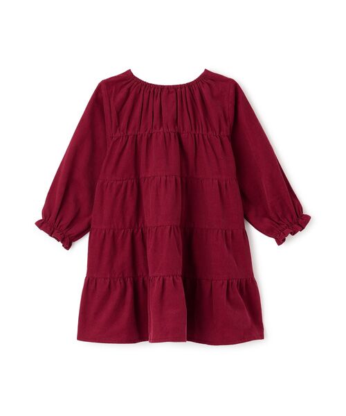 petit main / プティマイン ミニ丈・ひざ丈ワンピース | コーデュロイティアードワンピース | 詳細7