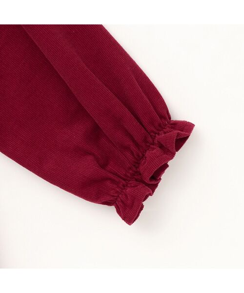 petit main / プティマイン ミニ丈・ひざ丈ワンピース | コーデュロイティアードワンピース | 詳細9
