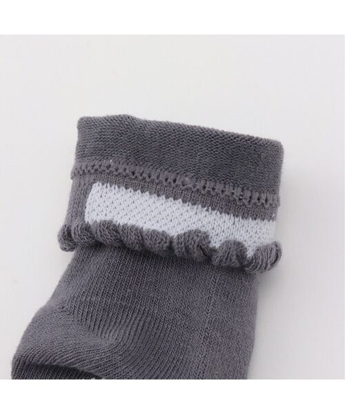 petit main / プティマイン ソックス | リボン花柄ソックス2P | 詳細3