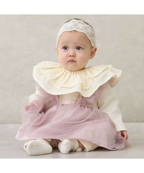 petit main / プティマイン スタイ・ビブ | 【防水】天使とｺｳﾓﾘのｽﾀｲ | 詳細1