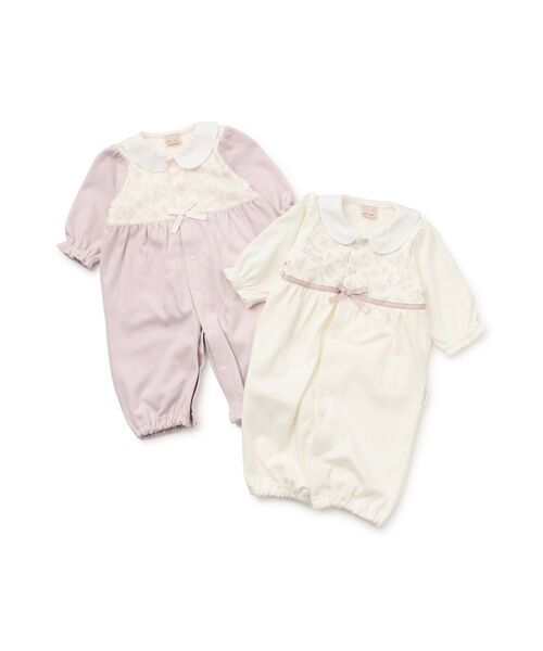 petit main / プティマイン ロンパース | 肌着付き切り替え2WAYオール | 詳細10