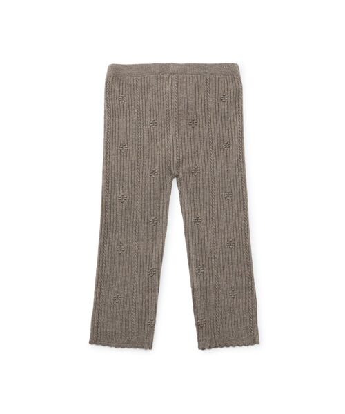 petit main / プティマイン レギンス・スパッツ | 【リンク/フワモチット】ニットハナレギンス | 詳細1