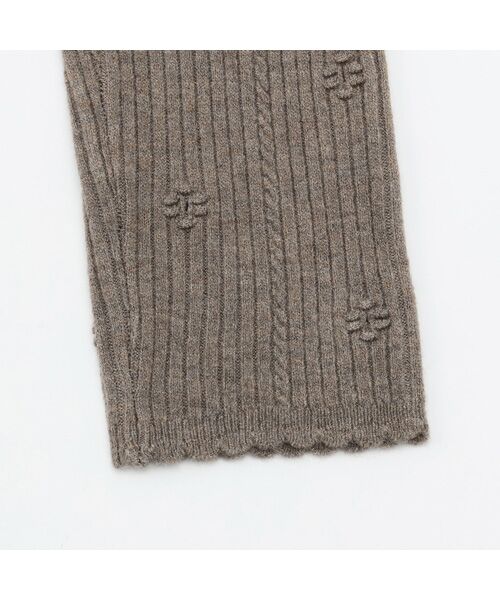 petit main / プティマイン レギンス・スパッツ | 【リンク/フワモチット】ニットハナレギンス | 詳細3