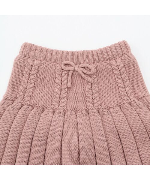 petit main / プティマイン ミニ・ひざ丈スカート | ﾆｯﾄﾌﾟﾘｰﾂｽｶｰﾄ | 詳細5