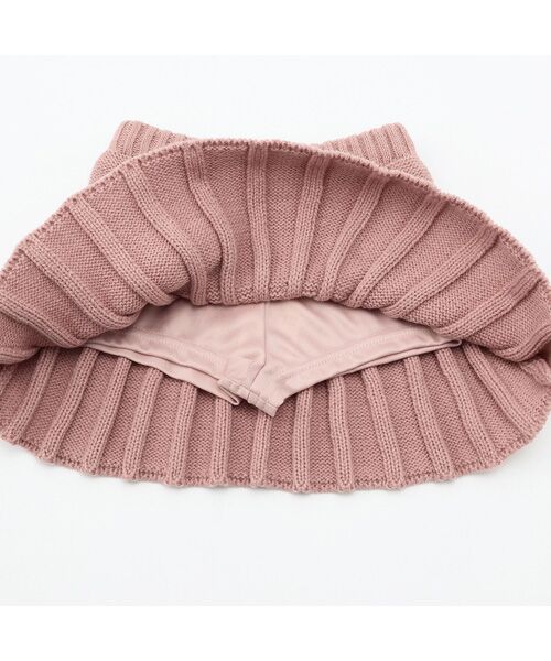 petit main / プティマイン ミニ・ひざ丈スカート | ﾆｯﾄﾌﾟﾘｰﾂｽｶｰﾄ | 詳細8