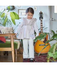 petit main / プティマイン その他パンツ | カットコールフレアパンツ