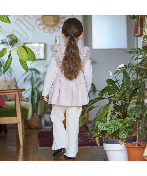 petit main / プティマイン その他パンツ | カットコールフレアパンツ | 詳細1