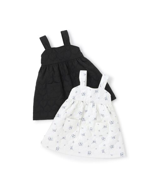 petit main / プティマイン ミニ丈・ひざ丈ワンピース | キルトジャンパースカート | 詳細11