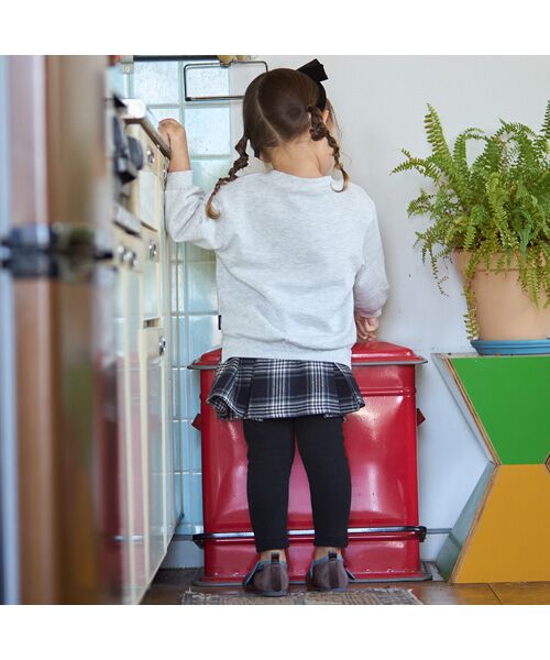 petit main / プティマイン ミニ・ひざ丈スカート | 【リンク】チェックレギ付きスカート | 詳細1