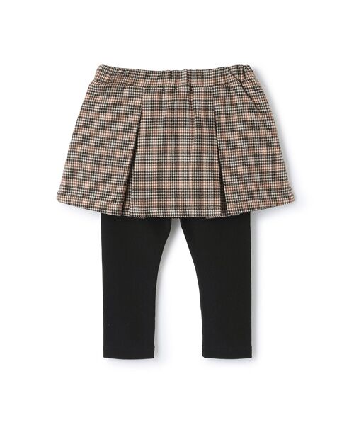 petit main / プティマイン ミニ・ひざ丈スカート | 【リンク】チェックレギ付きスカート | 詳細4