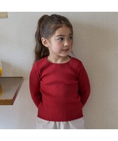 petit main / プティマイン ニット・セーター | 【リンク/フワモチット】リブニット