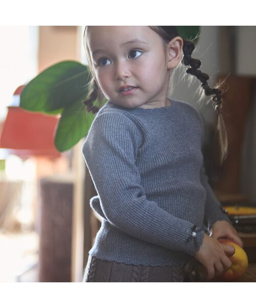 petit main / プティマイン ニット・セーター | 【リンク/フワモチット】リブニット | 詳細3