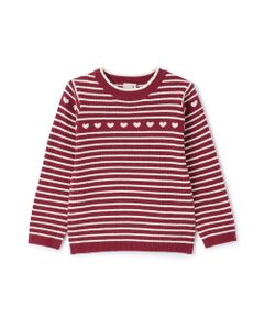 petit main / プティマイン ニット・セーター | 【フワモチット】ハートリブニット