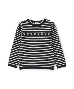 petit main / プティマイン ニット・セーター | 【フワモチット】ハートリブニット