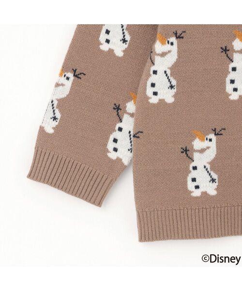 petit main / プティマイン ニット・セーター | 【Disney】オラフ総柄ニット | 詳細9
