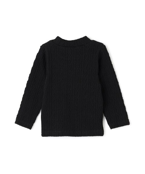 petit main / プティマイン カットソー | 【ｼｱﾊﾞﾀｰ】ｼﾞｬｶﾞｰﾄﾞﾊｲﾈｯｸ長袖T | 詳細1