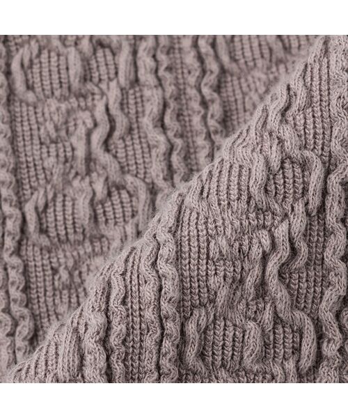 petit main / プティマイン カットソー | 【ｼｱﾊﾞﾀｰ】ｼﾞｬｶﾞｰﾄﾞﾊｲﾈｯｸ長袖T | 詳細4