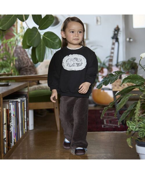 petit main / プティマイン スウェット | 【リンク】レースロゴトレーナー | 詳細1