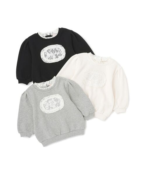 petit main / プティマイン スウェット | 【リンク】レースロゴトレーナー | 詳細11