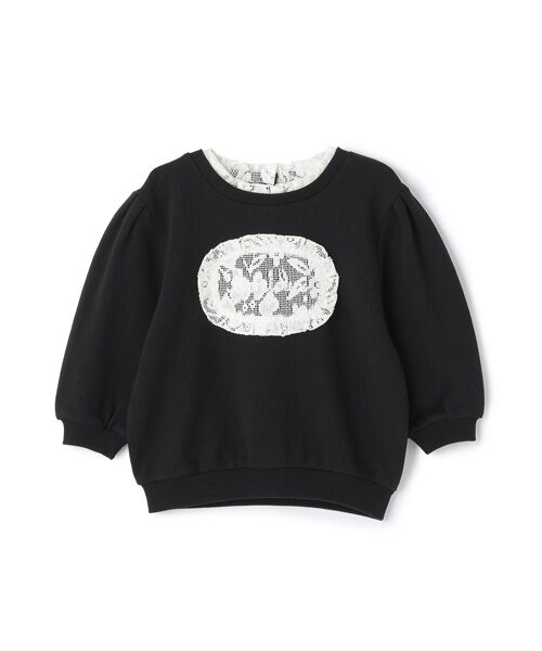 petit main / プティマイン スウェット | 【リンク】レースロゴトレーナー | 詳細3