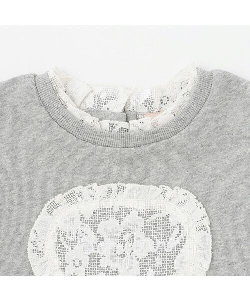 petit main / プティマイン スウェット | 【リンク】レースロゴトレーナー | 詳細5
