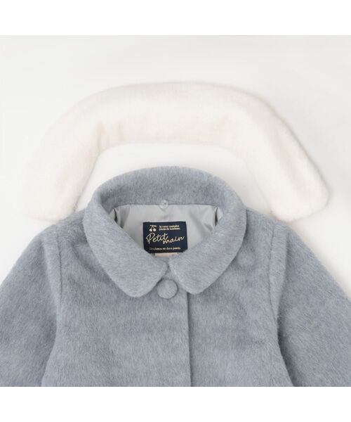 petit main / プティマイン その他アウター | ファー襟ハートポケットコート | 詳細5