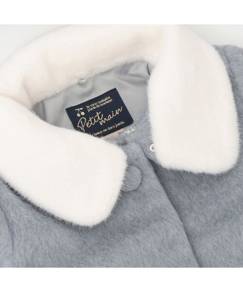 petit main / プティマイン その他アウター | ファー襟ハートポケットコート | 詳細6