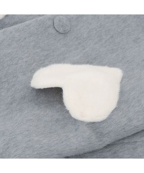 petit main / プティマイン その他アウター | ファー襟ハートポケットコート | 詳細7
