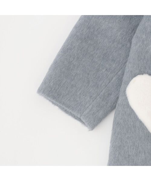 petit main / プティマイン その他アウター | ファー襟ハートポケットコート | 詳細8