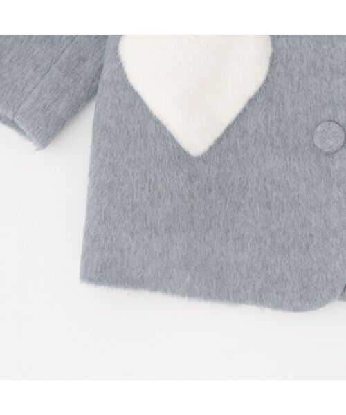 petit main / プティマイン その他アウター | ファー襟ハートポケットコート | 詳細9