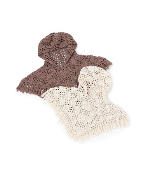 petit main / プティマイン その他トップス | クロシェポンチョ | 詳細11