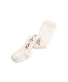 petit main / プティマイン ストッキング・タイツ・その他 | フラワージャガードタイツ