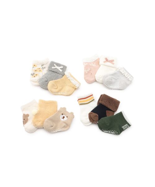 petit main / プティマイン ベビー・キッズグッズ | BABY3Pソックス | 詳細10
