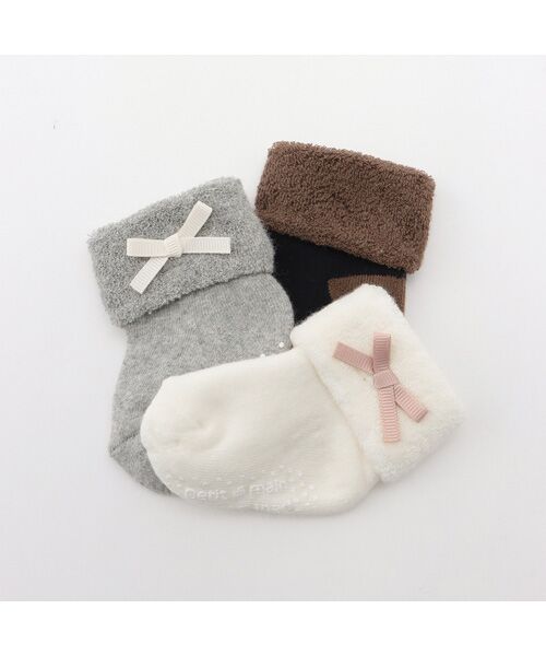 petit main / プティマイン ベビー・キッズグッズ | BABY3Pソックス | 詳細2
