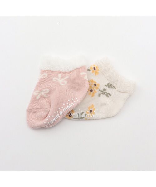 petit main / プティマイン ベビー・キッズグッズ | BABY3Pソックス | 詳細3