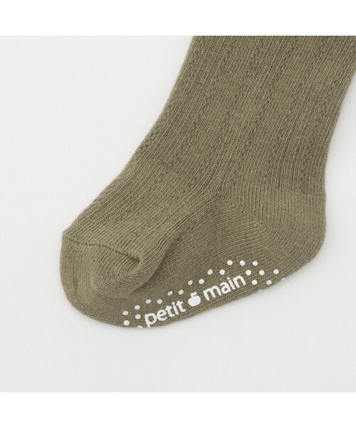 petit main / プティマイン ベビー・キッズグッズ | ぽんぽんつきハイソックス | 詳細2