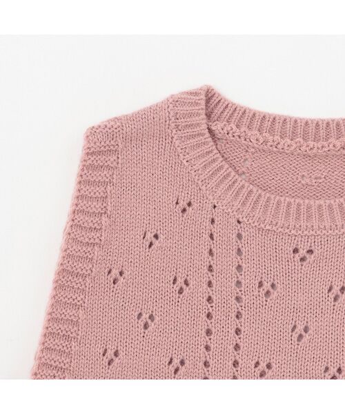 petit main / プティマイン ロンパース | ニットベスト付き2WAYオール | 詳細8