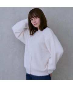 petit main / プティマイン カーディガン・ボレロ | 【リンク】シャギーニットカーディガン