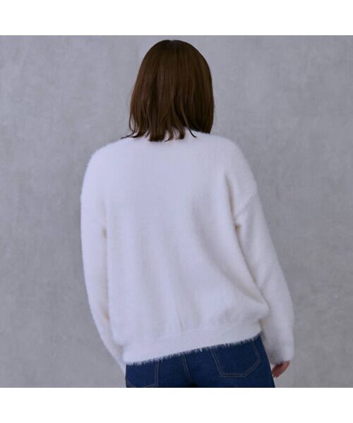 petit main / プティマイン カーディガン・ボレロ | 【リンク】シャギーニットカーディガン | 詳細1