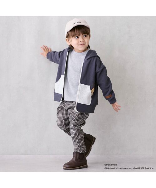 petit main / プティマイン その他パンツ | 【monpoke】ポケット刺繍パンツ | 詳細2