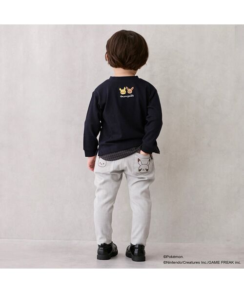 petit main / プティマイン その他パンツ | 【monpoke】ポケット刺繍パンツ | 詳細3