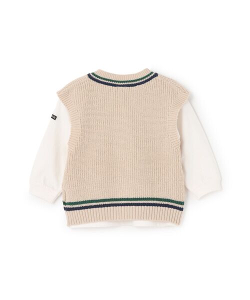 petit main / プティマイン ベスト | 【ウォッシャブル】ニットベストセット | 詳細5