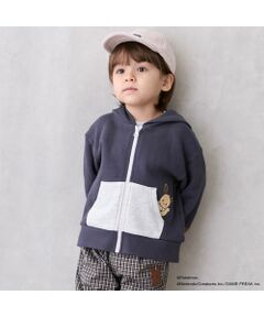 petit main / プティマイン パーカー | 【monpoke】ジップパーカー