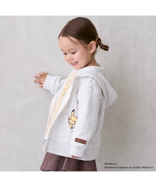 petit main / プティマイン パーカー | 【monpoke】ジップパーカー | 詳細1