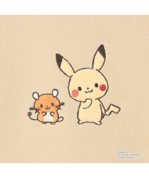 petit main / プティマイン Tシャツ | 【monpoke】接結アップリケ長袖T | 詳細12