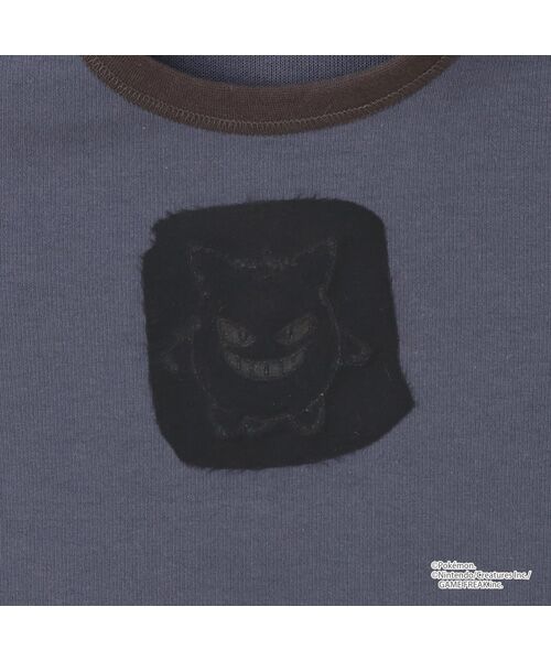 petit main / プティマイン Tシャツ | 【monpoke】接結アップリケ長袖T | 詳細14